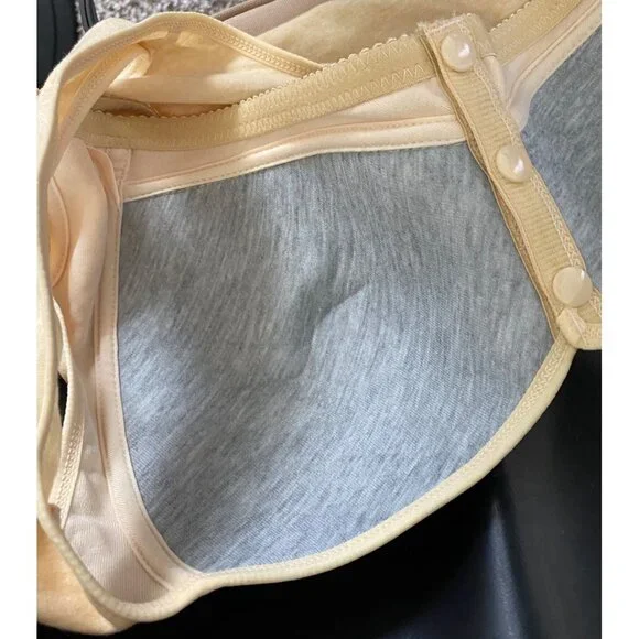 NEW Daisy Bra front snap front cotton plus size 3XL wireless bra - Picture 10 of 12